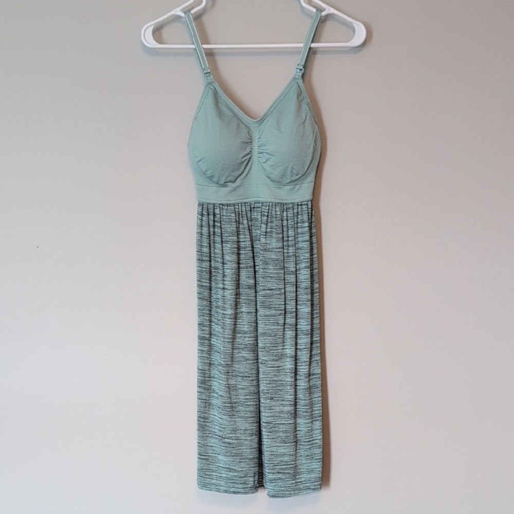 Motherhood Maternity| Mint Green Nursing Nightgown | S
